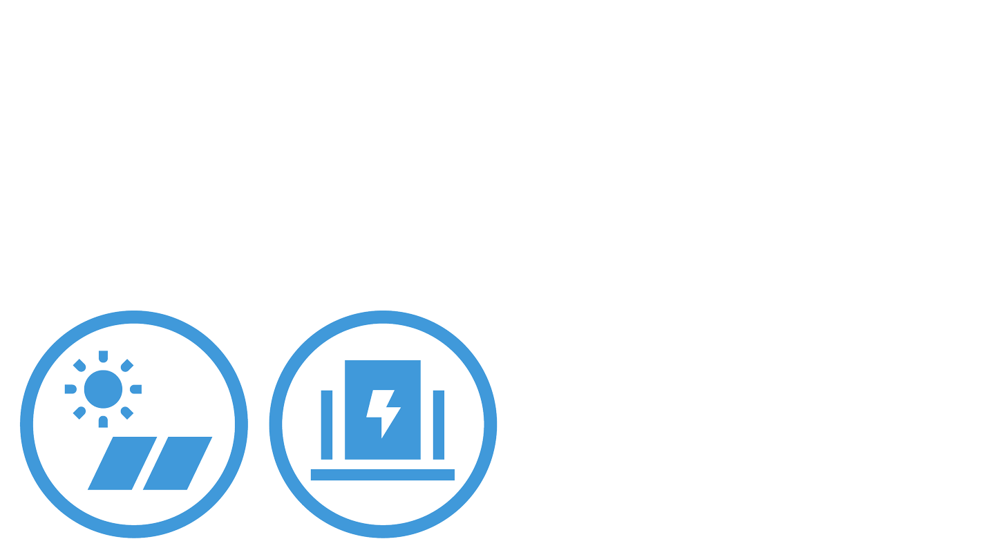 Pictogram of a worker in a hard hat, representing the 700 MW of solar and battery projects Ørsted has under construction.
