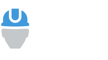 Employee with helmet illustration