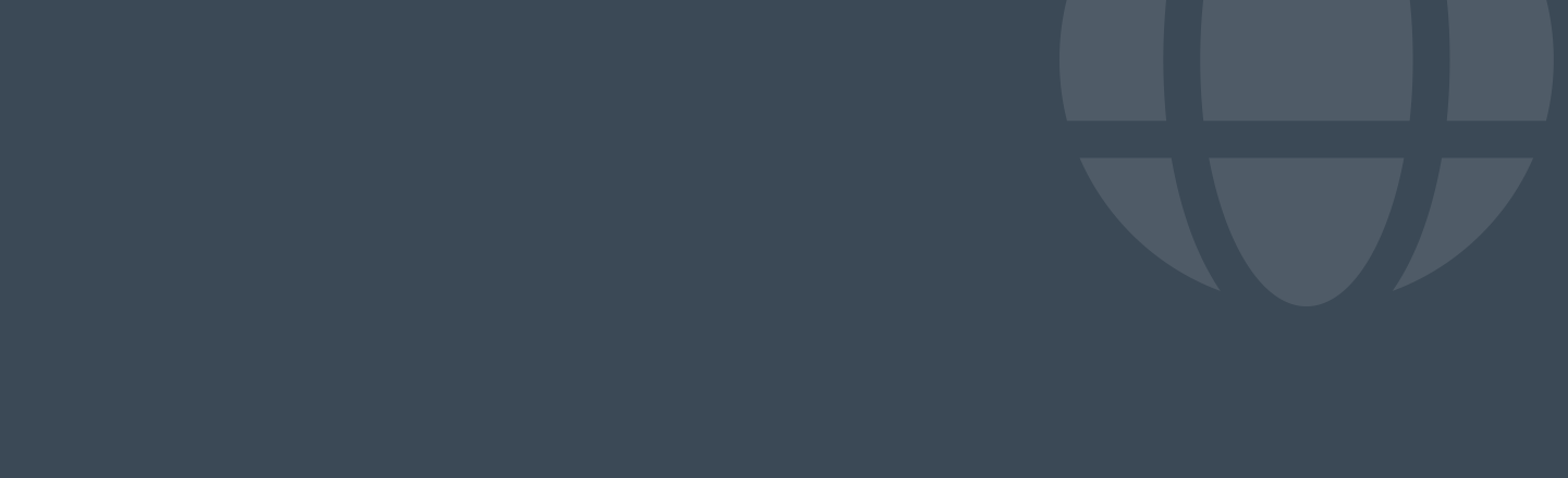 Dark backgorund and globe