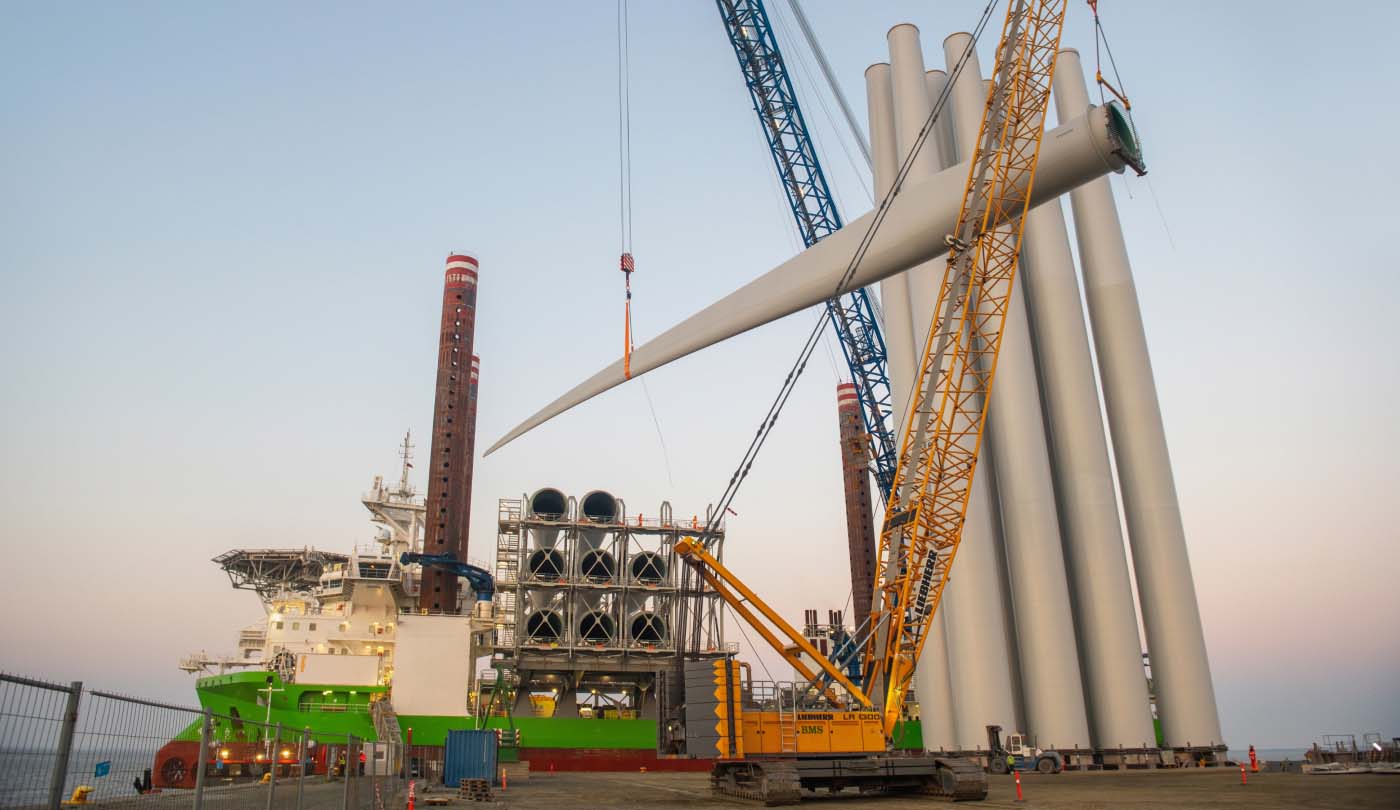 Supply chain offshore wind farm