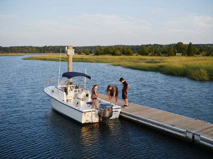 People with boat