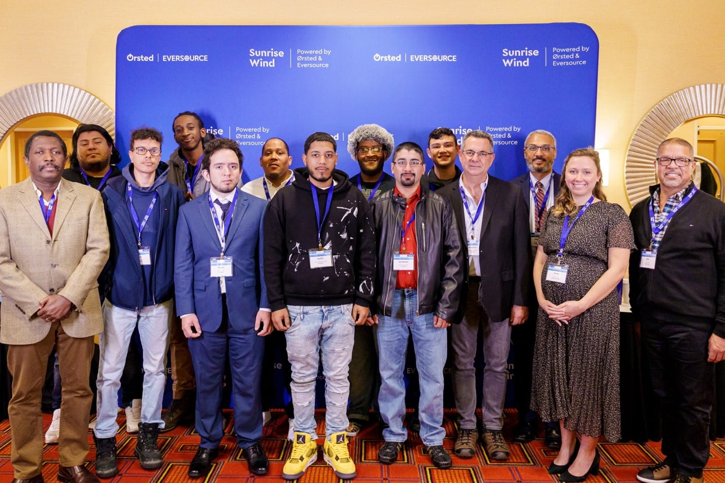 United Way of Long Island’s Power Up Wind, Solar, and Renewables program, pictured above, at the Sunrise Wind Supply Chain Forum in Uniondale, NY on November 30.