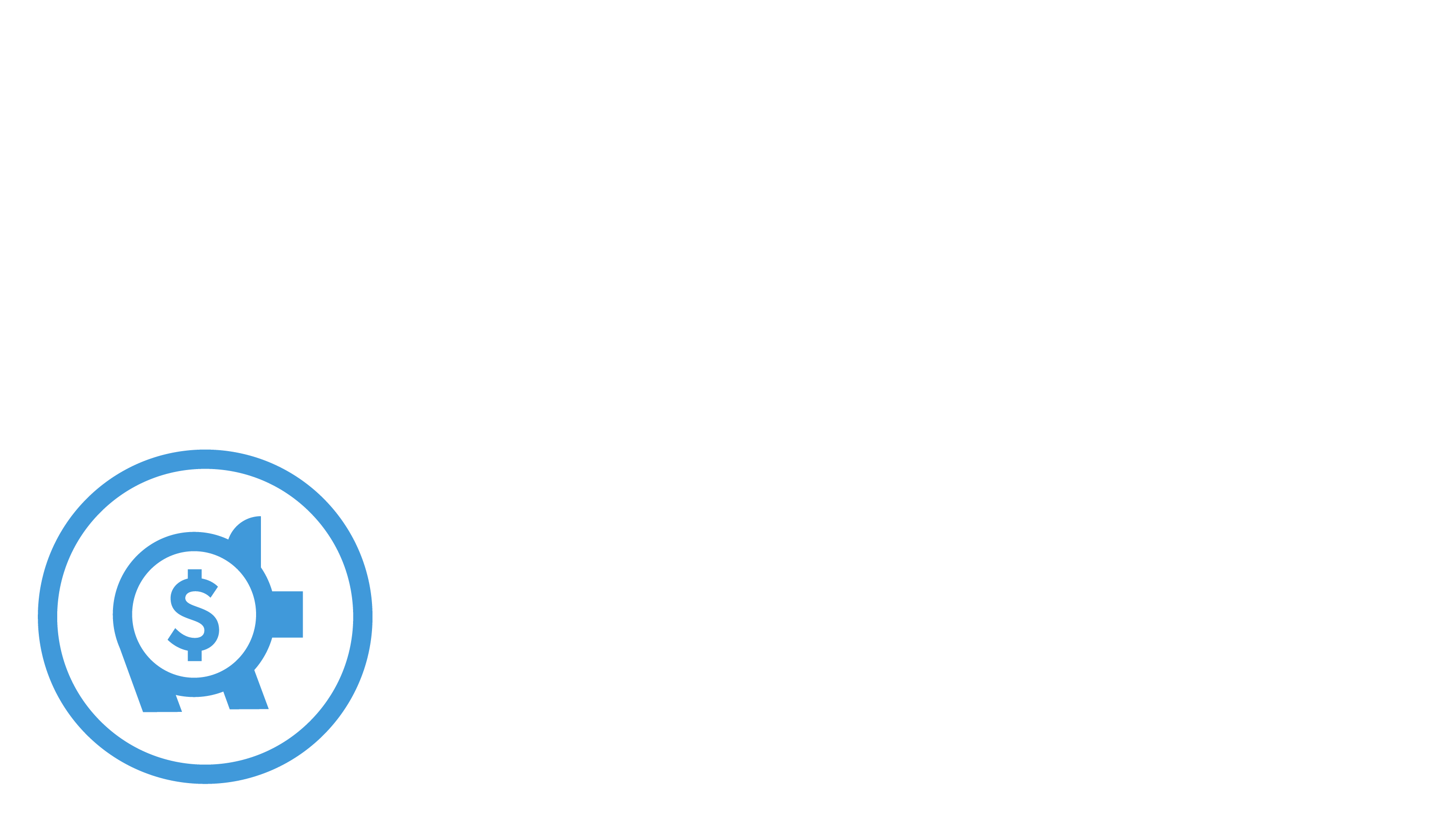 A blue pictogram of a piggy bank with a dollar sign, representing Ørsted' $2 billion investment in American offshore wind.