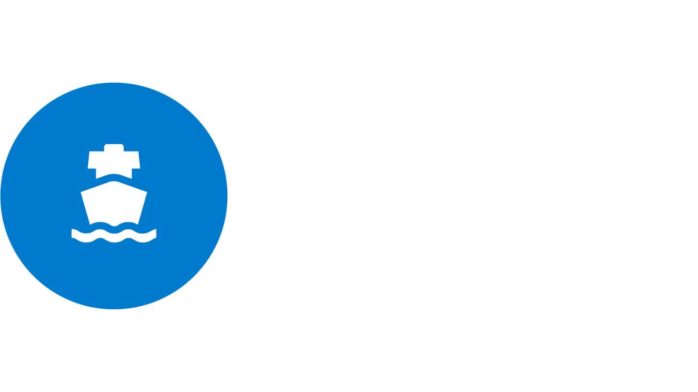 Blue pictogram of a share icon, representing the 44 states that are part of Ørsted's American clean energy supply chain